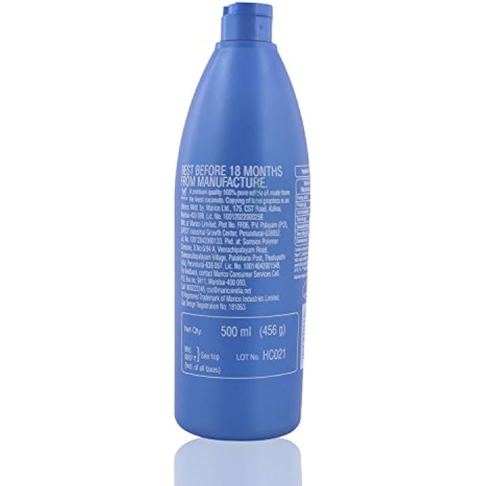 Parachute Pure Coconut Oil Bottle- 500ml - Image 2